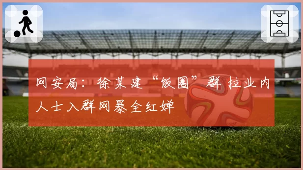 网安局：徐某建“饭圈”群 拉业内人士入群网暴全红婵