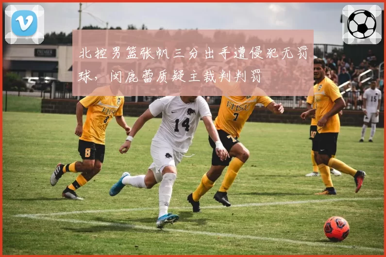 北控男篮张帆三分出手遭侵犯无罚球,闵鹿蕾质疑主裁判判罚